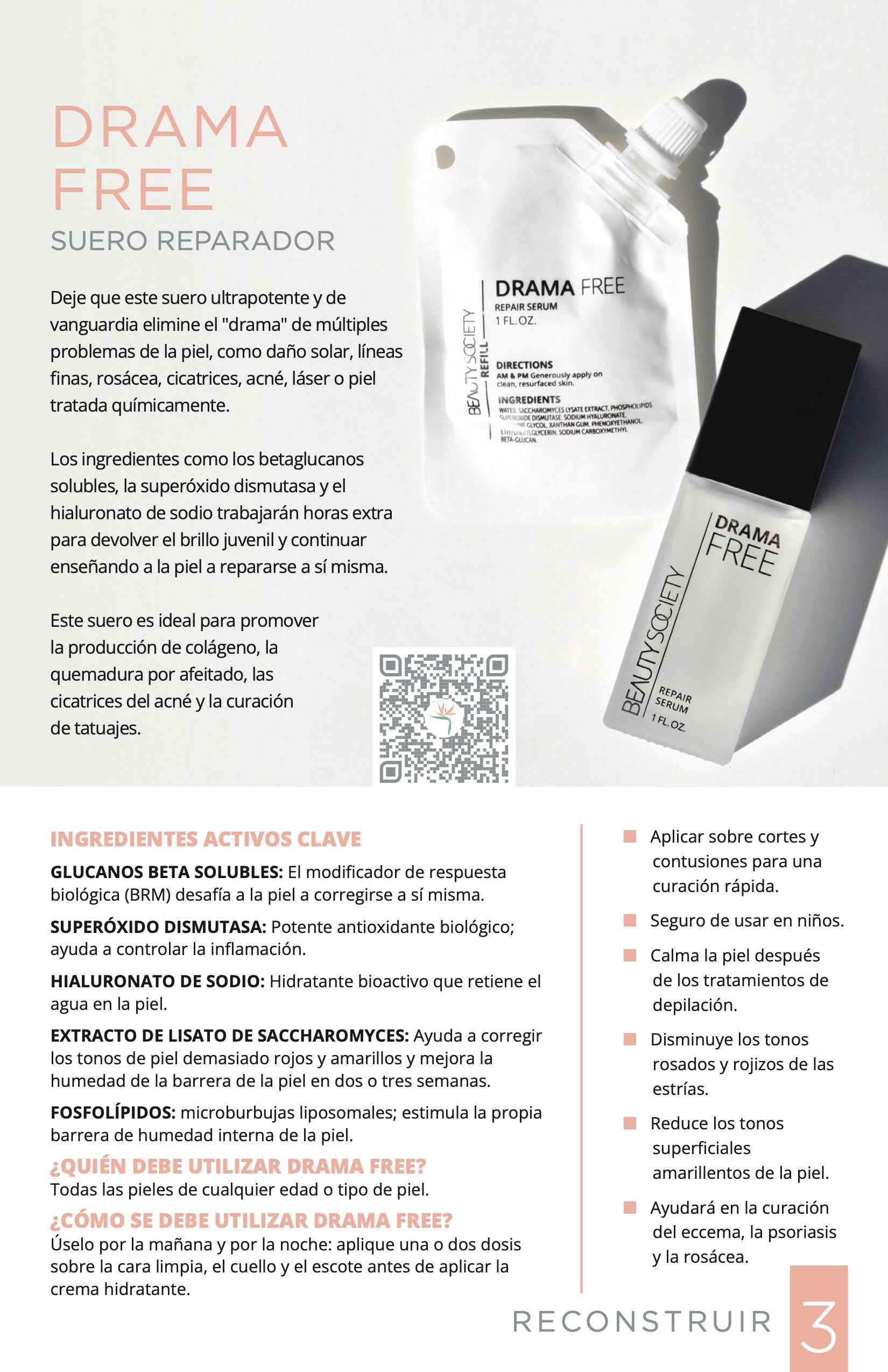 Beauty Society Drama Free Repair Serum 30ml