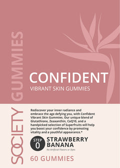 Beauty Society Confident Vibrant Skin Gummies