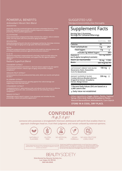 Beauty Society Confident Vibrant Skin Gummies